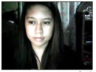 filipino lady danching  on webcam 