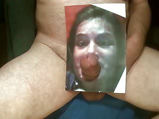 .Tribute for angiebutt7- she gets her mouth filled with cum.