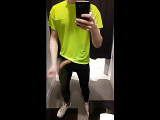 Cumming in The Changing Room