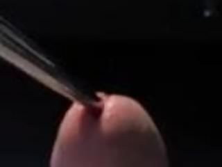 My cock slave - penis insert - pen in peehole