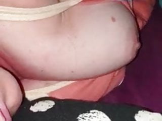 wife jerk and cum on tits