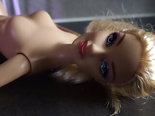 Sexy Barbie doll in a spring dress 