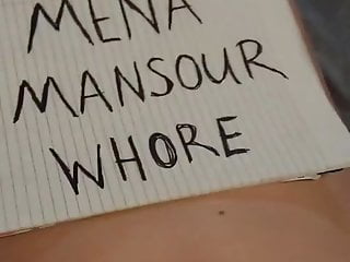 Mena Mansour Whore spanked