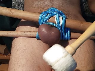 The beginning of the whipping balls - warming up