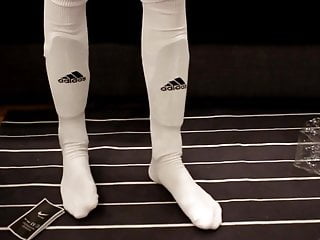 Fun in new Adidas socks &amp; Nike shin guards