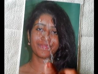 Cumtribute to a pretty indian lady .