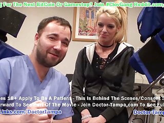 $CLOV &ndash; BUSTY Blond Bella Ink Gets Gyno Exam From Doctor Tampa