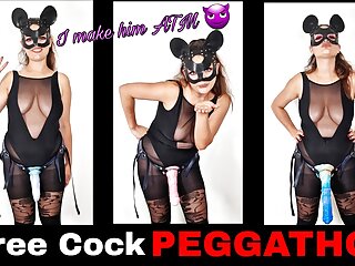 Peggathon! 3-in-1 Huge Strap On Rough Extreme ATM Pegging Session FULL VIDEO Training Zero Femdom FLR Strapon Mistress