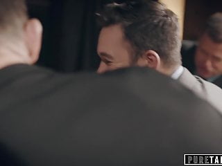 Teen Small Tits Blowjob video: PURE TABOO Escort Humiliated by Businessmen -Public Fuck