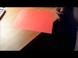 Red Paper Cumshot
