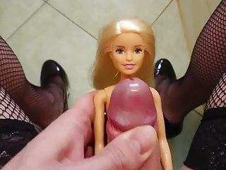 Cum on blonde Barbie 