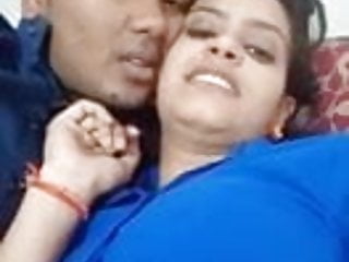 Indian desi girlfriend with boy