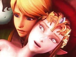 Link cuckolded by Princess Zelda enjoying Ganon&#039;s Cock