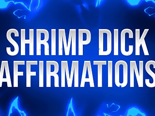 Shrimp Dick Affirmations for Small Penis Losers