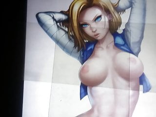 Valentines day special: Android 18 Cum Tribute