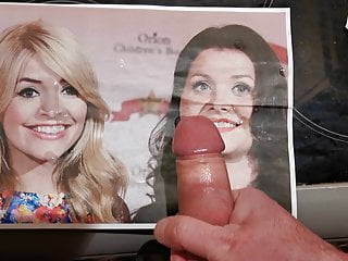 Holly Willoughby cum tribute 156