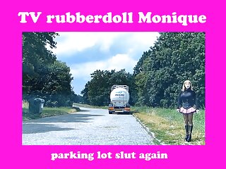 Rubberdoll Monique - As A Whore In Public (Outdoor, Hooker)