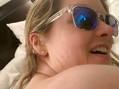 Blonde MILF (mother of 3) doggy style POV