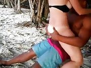 Sex tourist at the beach 