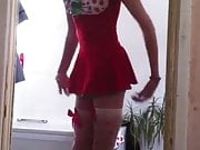 Cute 18 Year Old Crossdresser in Girly Clothes