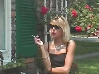 Hot Blonde Smoker Agrees To Be Filmed
