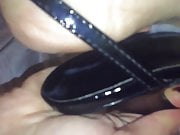 Shoe cumplay slo mo