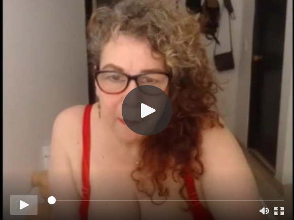 Granny plays with her ass