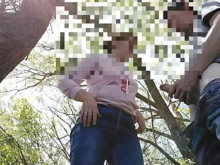 Russian Couple, Public Park, Fucked, Boyfriend