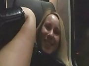 Blonde in the train