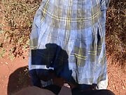 piss on tartan school skirt