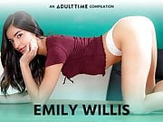 ADULT TIME - Emily WIllis COMP, Creampie & Rough Sex