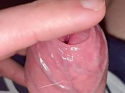 close up precum