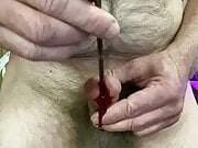 Inserting long rod #2