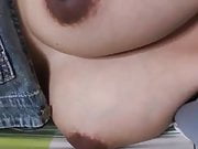 lactating tits black nipples