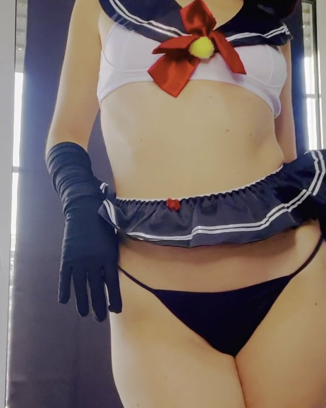 My Stepsister Cosplays as sailor moon