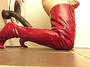Red Crotch high overknee boots and my Rambone