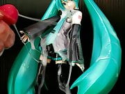 Miku Hatsune 06 figure bukkake(fakeCum)