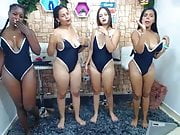 4 ladies strip