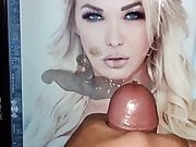 Cumtribute to shemale queen Aubrey Kate