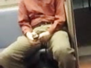 Str8 Freebaling Guy In Metro Part1...