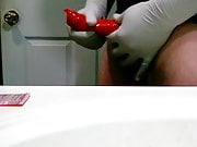 Surgical gloves masturbation