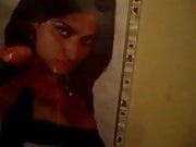 cumshot on my fav indian Actress