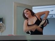 Anna Kendrick revealing her sexy black bra