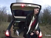 Outdoor Fuck in Car for German Teen at First Date