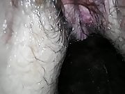 Renee's wet pussy and tight asshole fucked and cream pie 