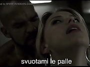 Interracial sex scene (subtitles in Italian)