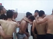 Omonoia football team - boys in locker rooms