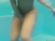 funny shemale in swimming pool