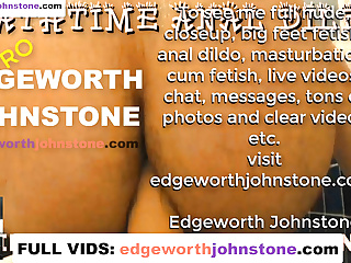 EDGEWORTH JOHNSTONE Bath time anal dildo - Bathtub gay ass fucking and sucking fake cock