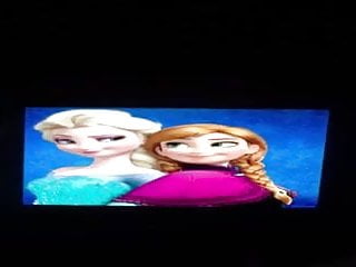 Elsa and Anna cum tribute Frozen 